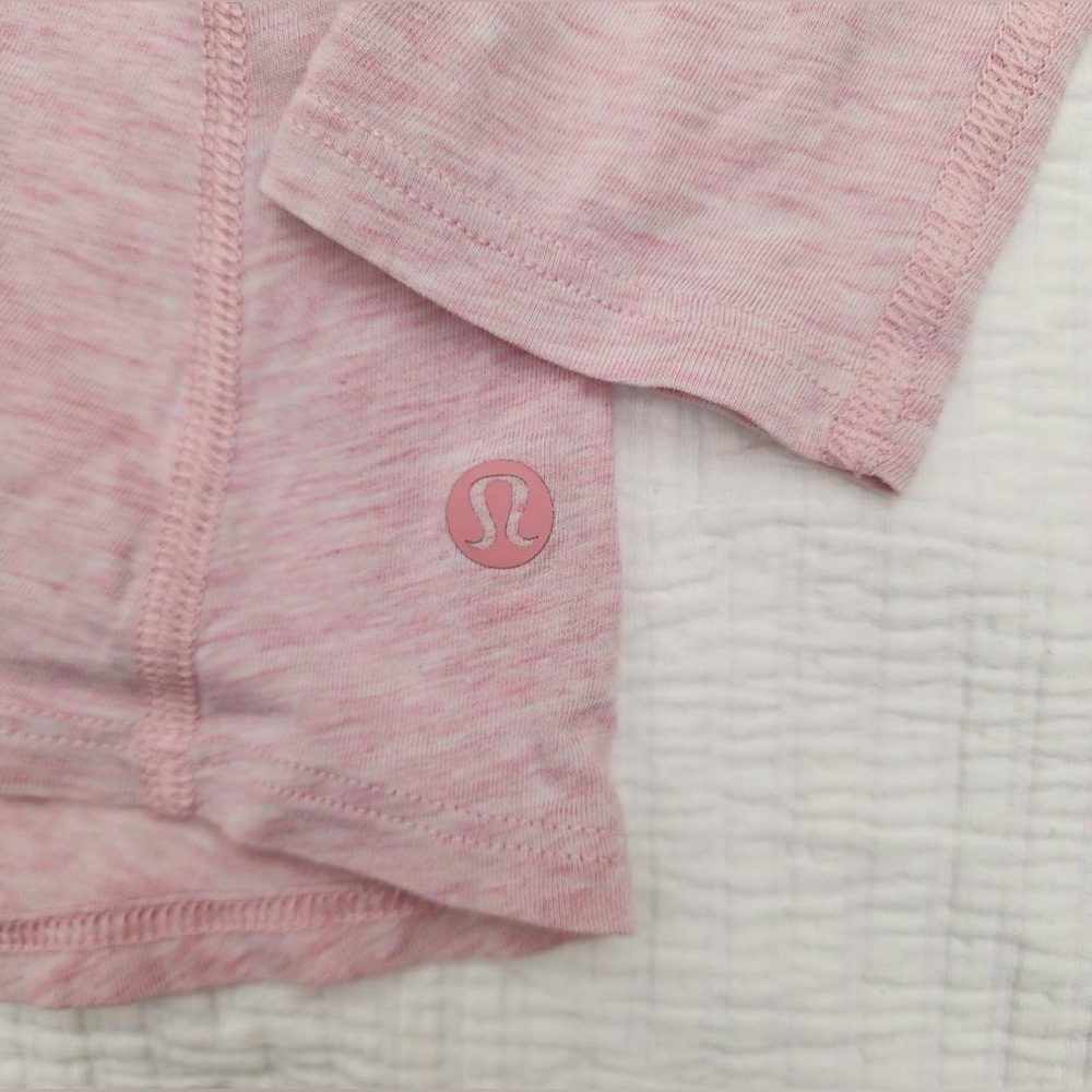 Pink Lululemon Back It Up Cut-Out Athletic/Yoga Top - Picture 6 of 14